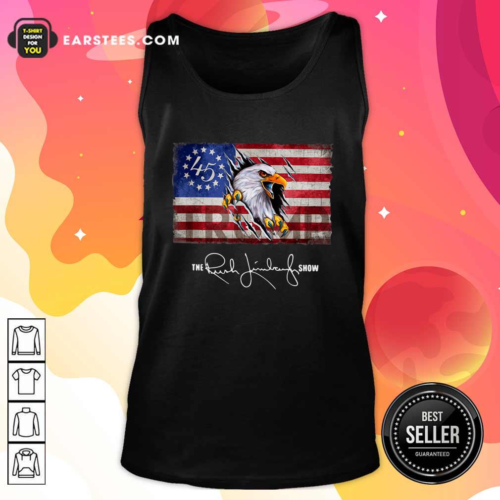 Perfect The Rush Limbaugh Show American Flag Shirt - Image 4