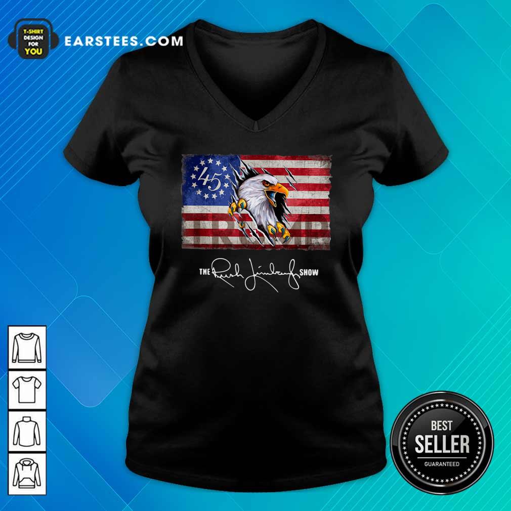 Perfect The Rush Limbaugh Show American Flag Shirt - Image 3