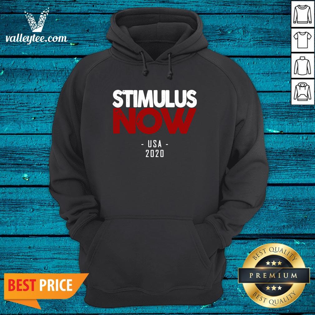 Premium Stimulus Now Usa 2020 White Red Shirt - Image 5