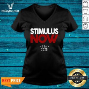 Alternative view of Premium Stimulus Now Usa 2020 White Red Shirt