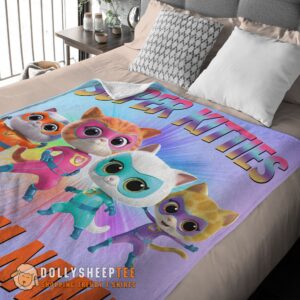 Alternative view of Perfect Disney Cartoon SuperKitties Blanket Fleece Customized Blanket