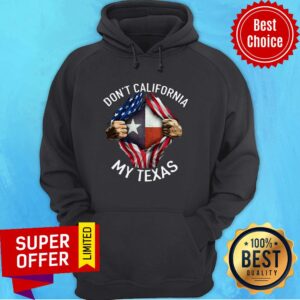 Alternative view of Funny Don’t California My Texas American Flag Shirt