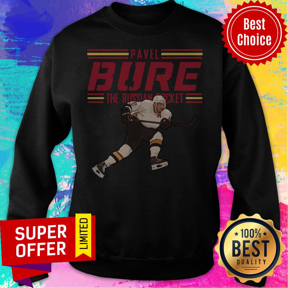 Official Pavel Bure The Russian Rocket Play Shirt - Image 5