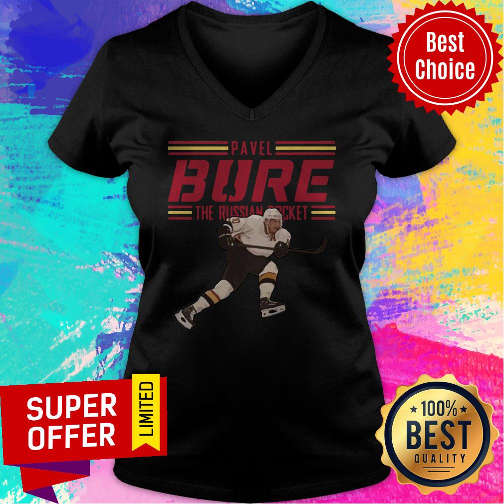 Official Pavel Bure The Russian Rocket Play Shirt - Image 3