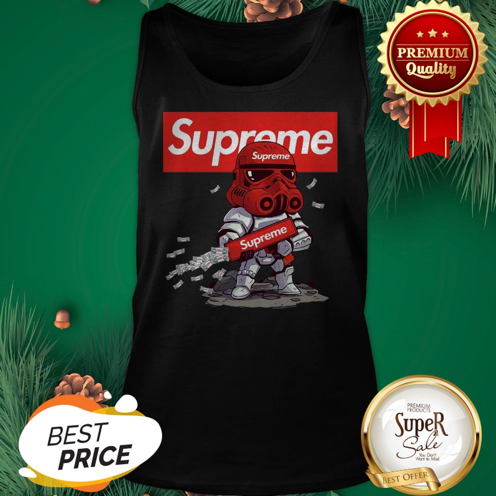 Star Wars Stormtrooper And Supreme Shirt - Image 3