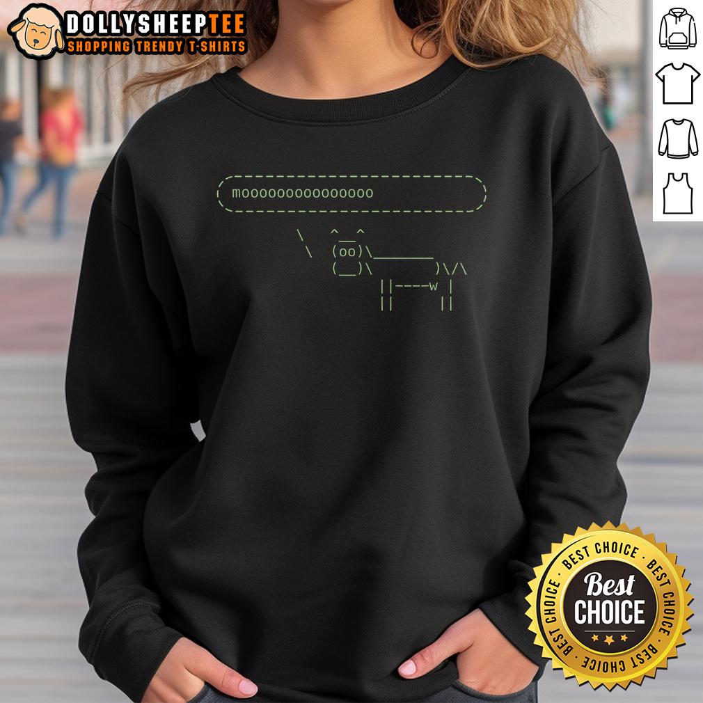 Good Cowsay Moooo T-Shirt - Image 5
