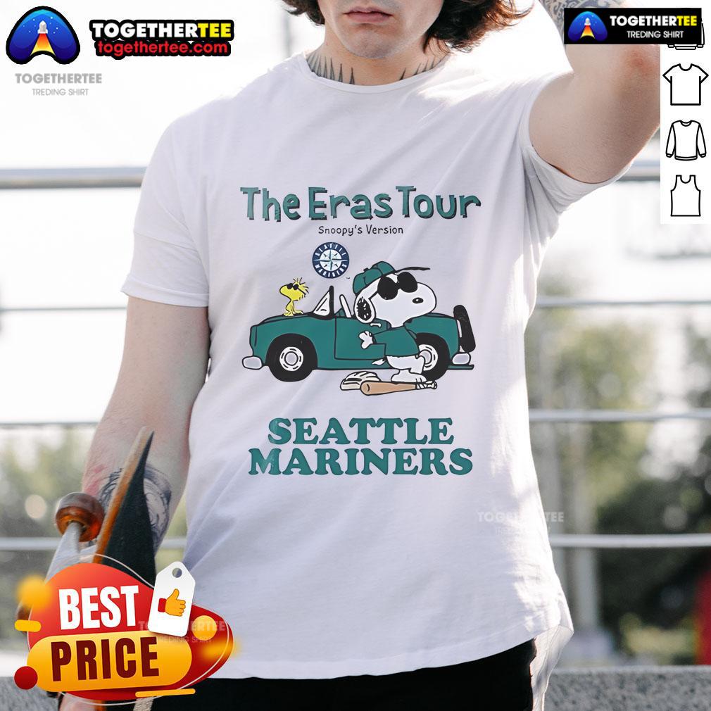 Nice Seattle Mariners The Eras Tour Snoopy T-Shirt