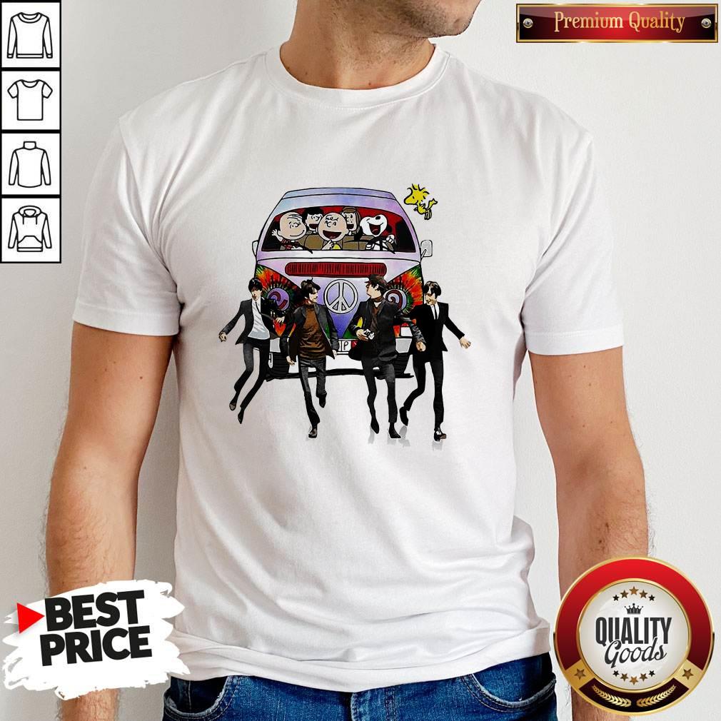 Happy Hippie The The Peanuts And The Beatle Shirt