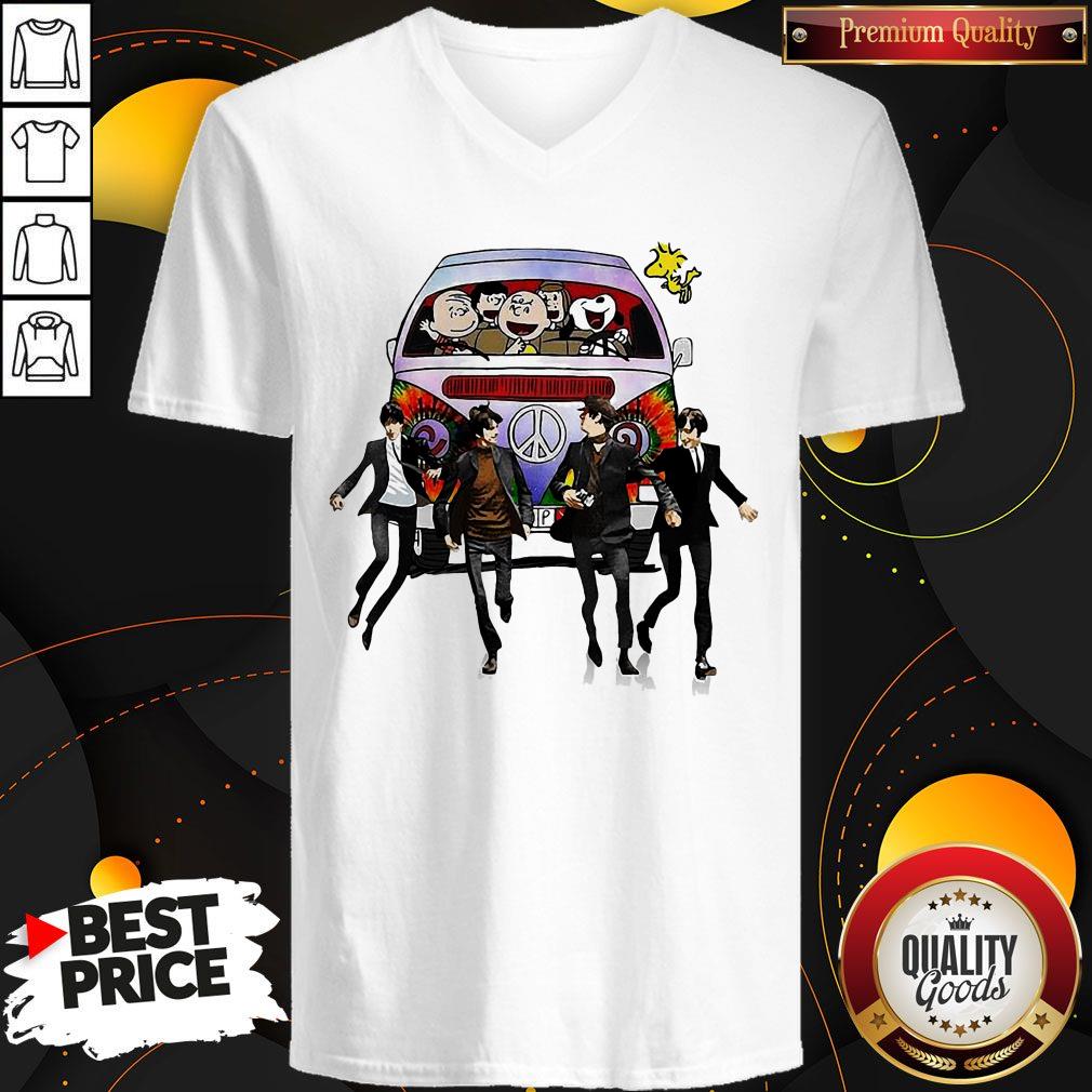 Happy Hippie The The Peanuts And The Beatle Shirt - Image 2
