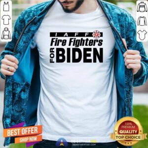 Original Iaff Firefighters For Biden Shirt