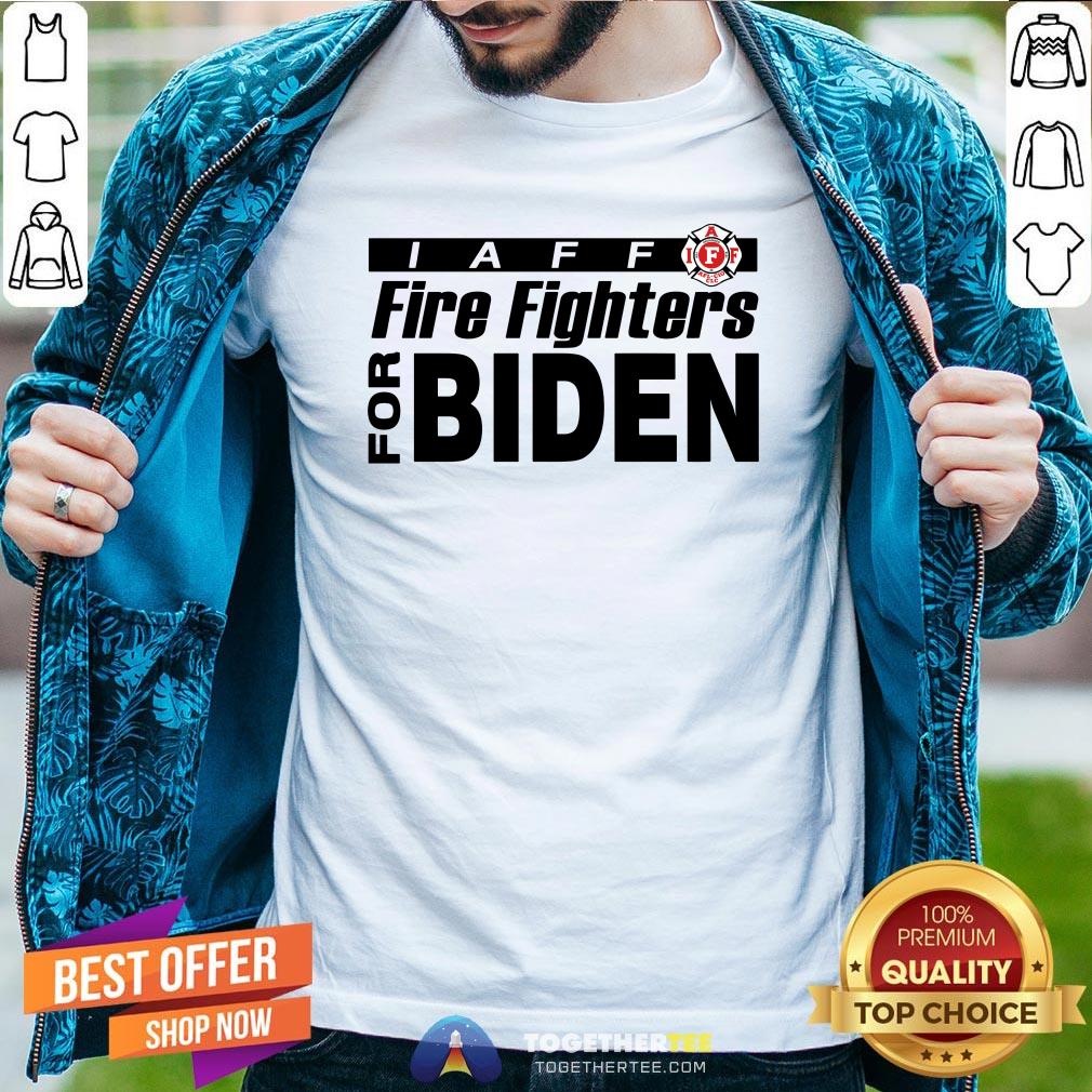 Original Iaff Firefighters For Biden Shirt