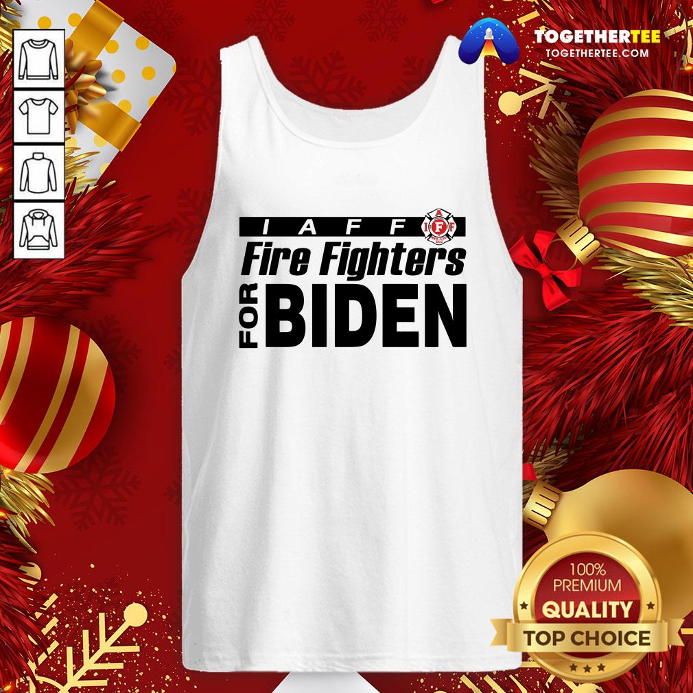 Original Iaff Firefighters For Biden Shirt - Image 3
