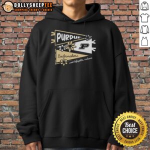 Alternative view of Nice Purdue Boilermakers Flags West Lafayette Indiana T-Shirt