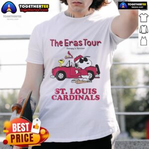 Nice St. Louis Cardinals The Eras Tour Snoopy T-Shirt