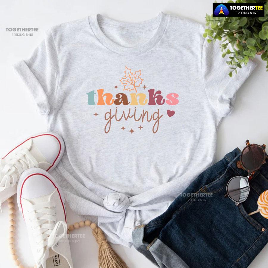 Thanksgiving Leaf Autumn T-Shirt - Image 4