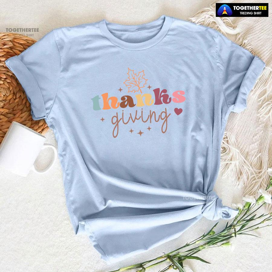 Thanksgiving Leaf Autumn T-Shirt - Image 6