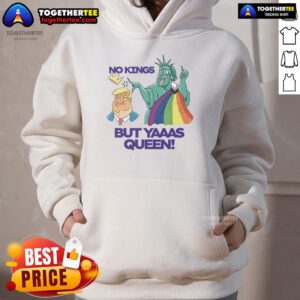 Alternative view of Nice Trump And Statue Of Liberty No Kings But Yaaas Queen LGBT T-Shirt