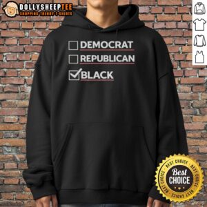 Alternative view of Original Dr Boyce Watkins Democrat Republican Black T-Shirt
