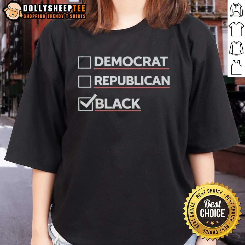 Original Dr Boyce Watkins Democrat Republican Black T-Shirt - Image 3