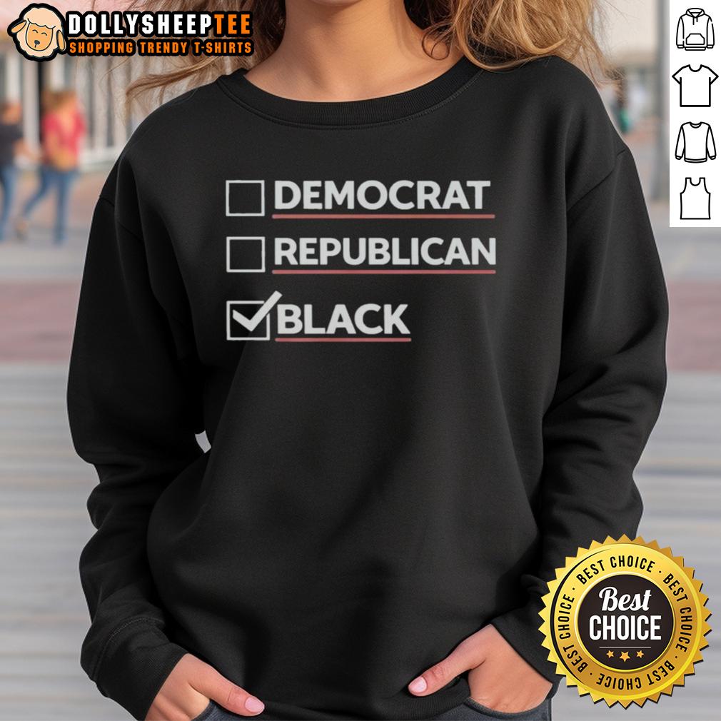 Original Dr Boyce Watkins Democrat Republican Black T-Shirt - Image 5