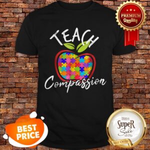 Nice Autism Awareness Teach Compassion Shirt