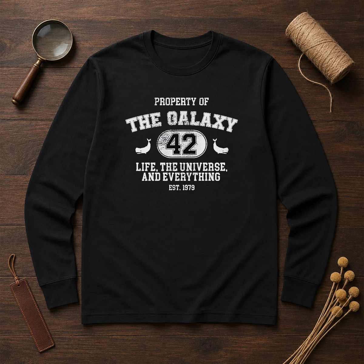 Original Property Of The Galaxy 42 Life The Universe And Everything Est 1979 Shirt - Image 6