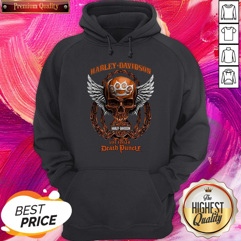 Perfect Skull Motor Harley Davidson Five Finger Death Punch Halloween Shirt - Image 5