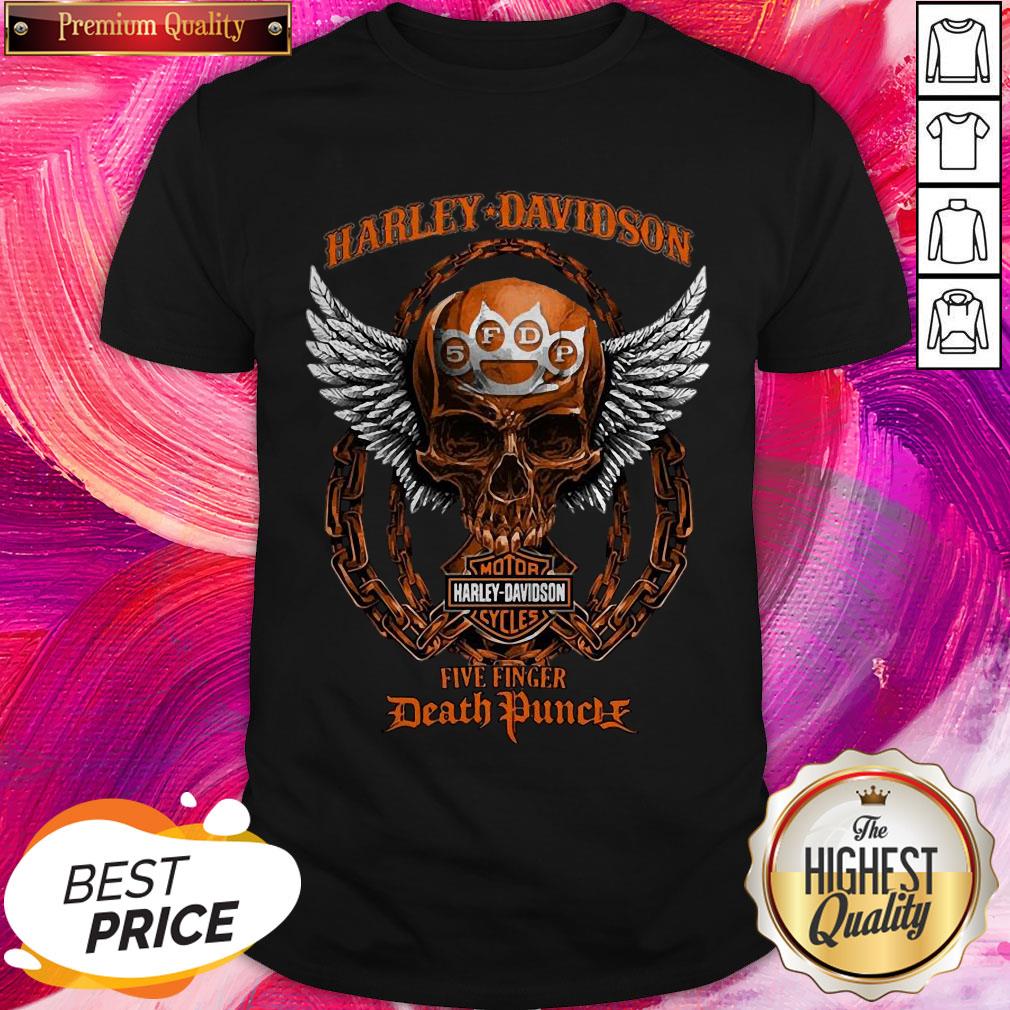 Perfect Skull Motor Harley Davidson Five Finger Death Punch Halloween Shirt