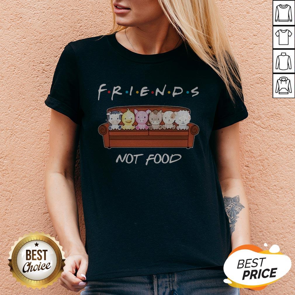 Top Animals Friends Not Food Halloween Shirt - Image 4