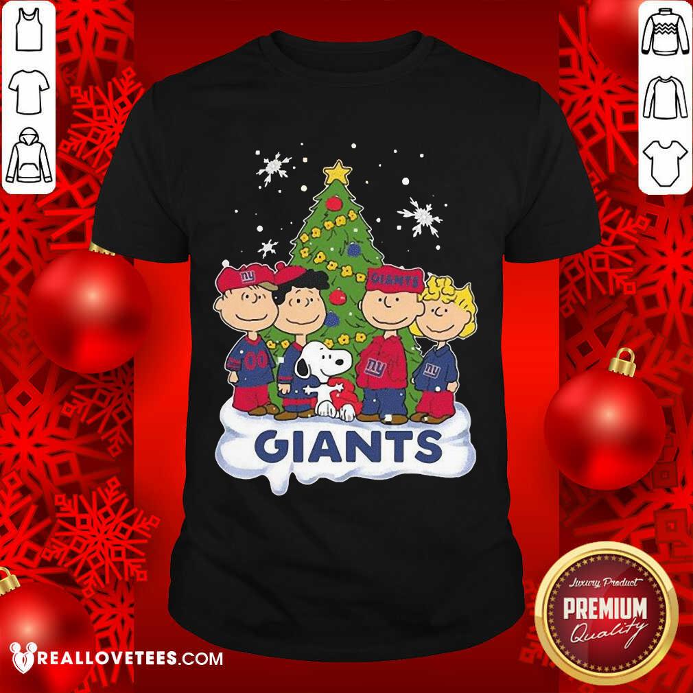 Nice Snoopy The Peanuts New York Giants Shirt