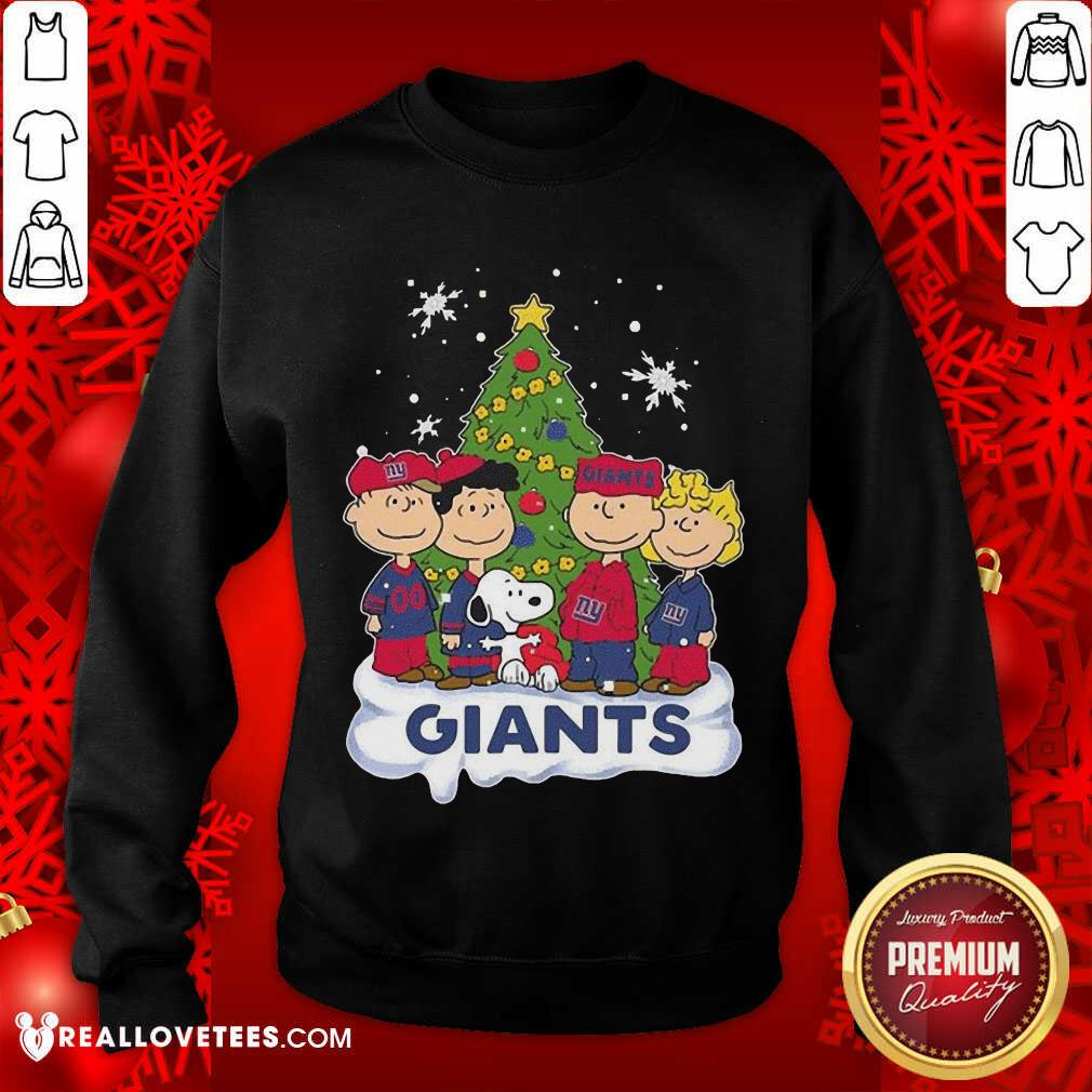 Nice Snoopy The Peanuts New York Giants Shirt - Image 3