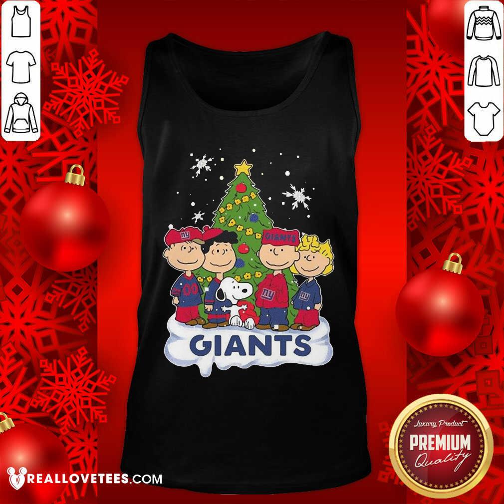 Nice Snoopy The Peanuts New York Giants Shirt - Image 2