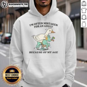 Alternative view of Premium I'm Often Mistaken For An Adult Because Of My Age Goose T-Shirt