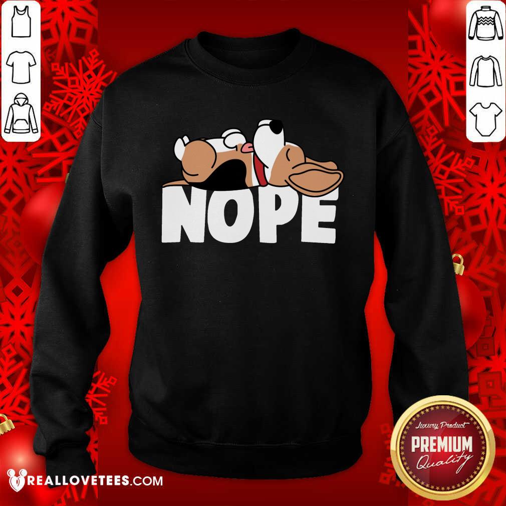 Dogs Nope Corgi Shirt - Image 5