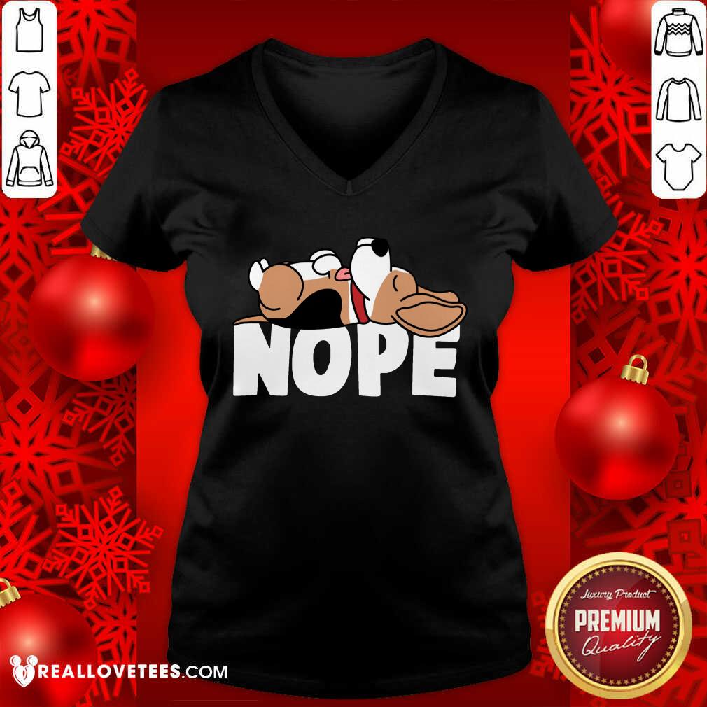 Dogs Nope Corgi Shirt - Image 3