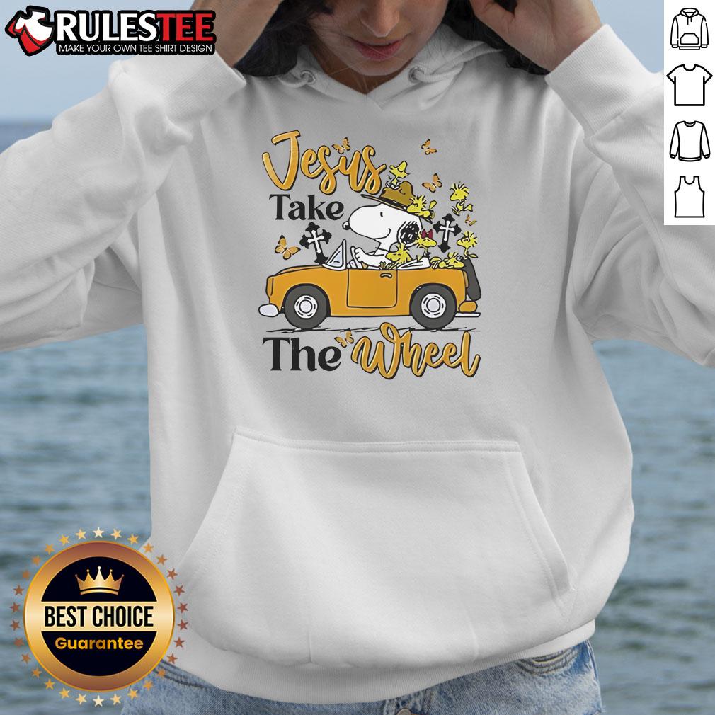 Nice Snoopy Jesus Take The Wheel T-Shirt - Image 2