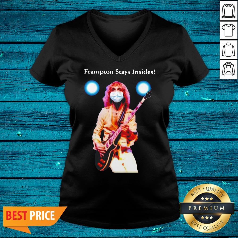 Funny Peter Frampton Stays Insides Covid Shirt - Image 3