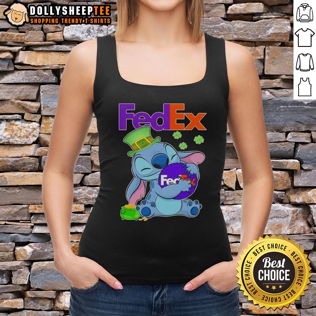 Top Stitch Hug Fedex Logo St. Patrick's Day T-Shirt - Image 4