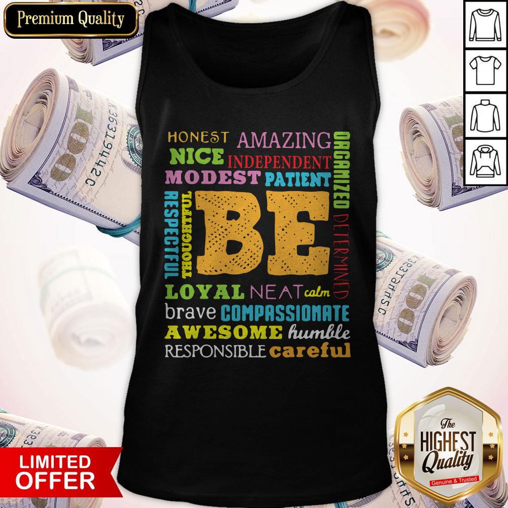 Be Awesome Word Cloud Growth Mindset Teacher Power Of Yet Shirt - Image 3
