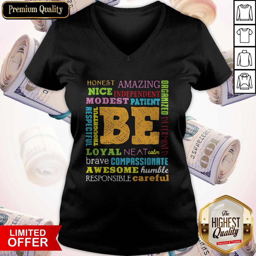 Be Awesome Word Cloud Growth Mindset Teacher Power Of Yet Shirt - Image 2