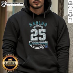 Alternative view of Good 2025 11-5 NFC East Division Champions Philadelphia Eagles All Signatures T-Shirt