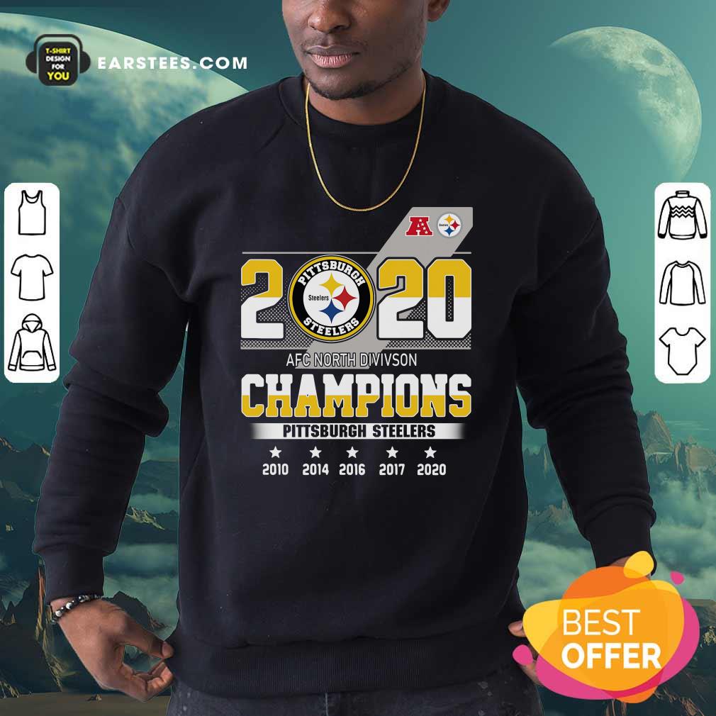 Happy 2020 AFC North Division Champions Pittsburgh Steelers Shirt - Image 5