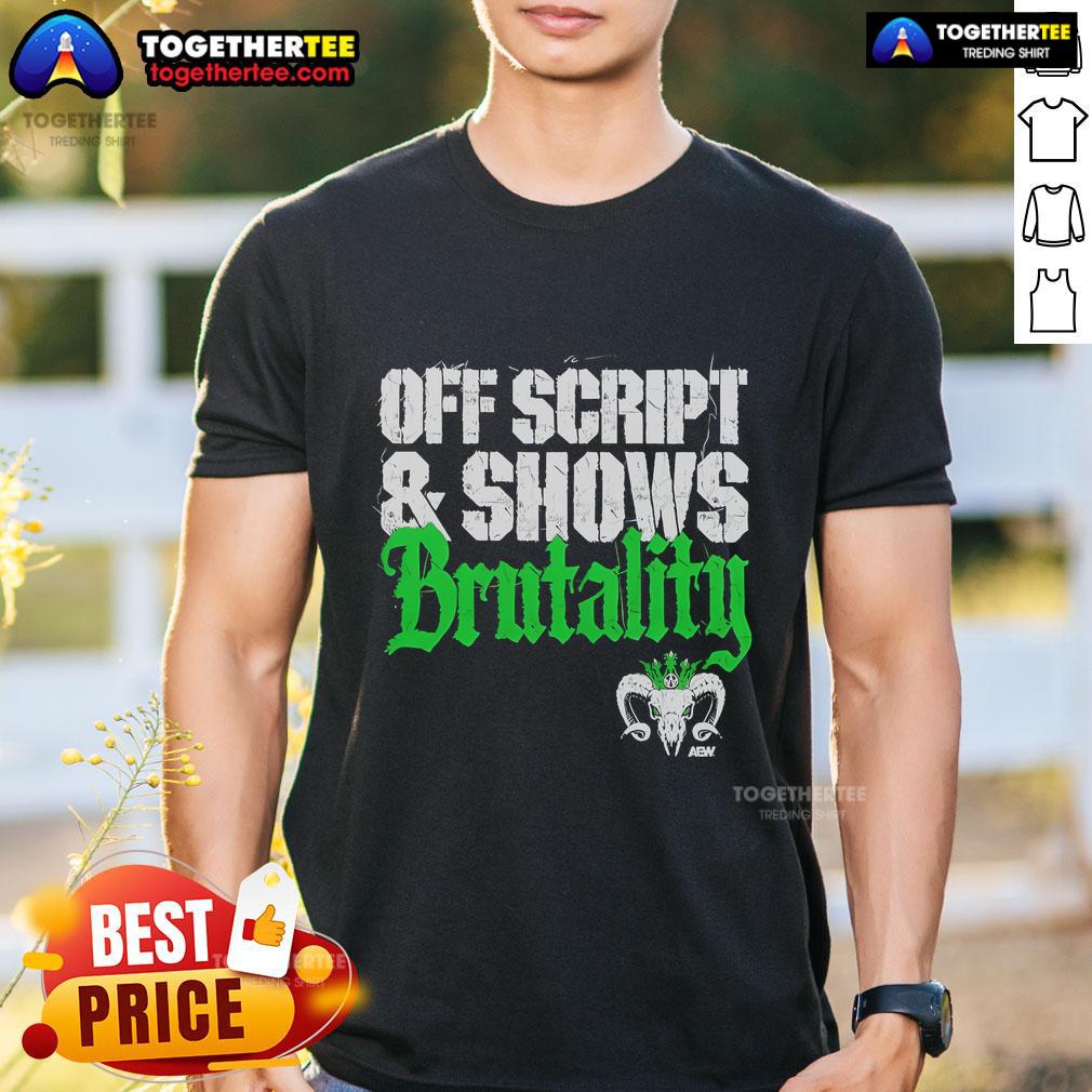 Official Will Ospreay Off Script Shows Brutality T-Shirt