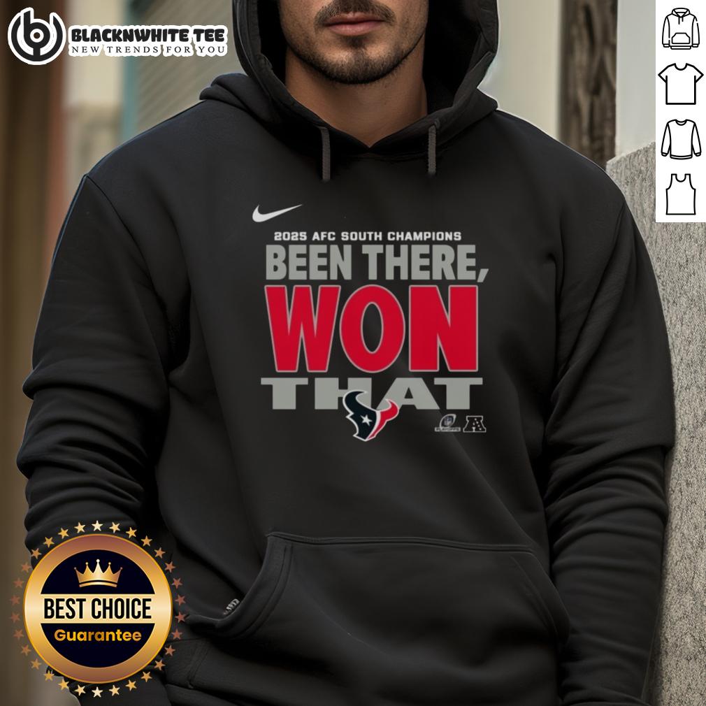 Original Houston Texans 2025 AFC South Champions T-Shirt - Image 2