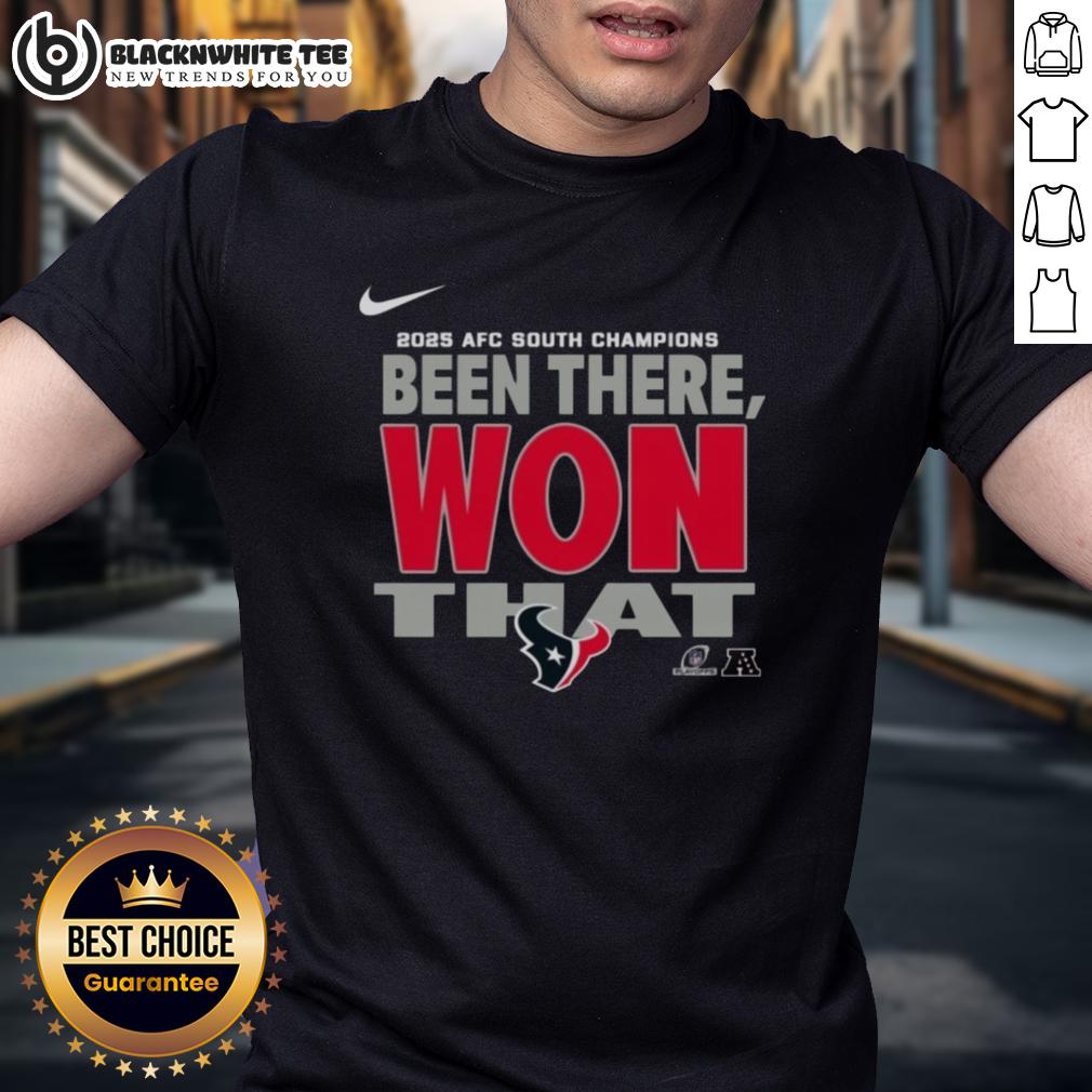 Original Houston Texans 2025 AFC South Champions T-Shirt