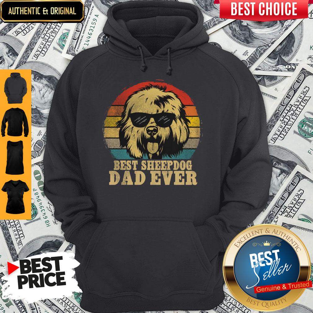 Official Best Sheep Dog Dad Ever Vintage Shirt - Image 2