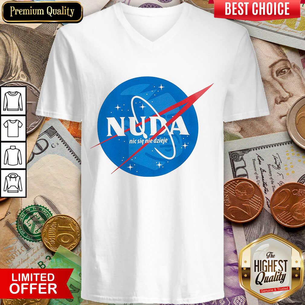 Awesome Nuda Biała Koszulka Męska Shirt - Image 2