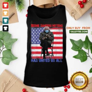 Alternative view of Wicked Bernie Sanders Mittens Sitting Inauguration Usa Flag Premium Gift Shirt