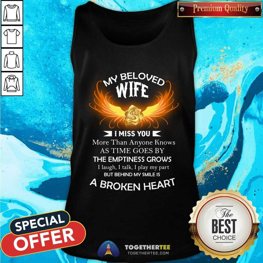 My Beloved Wife A Broken Heart Fire Wings Shirt - Image 4