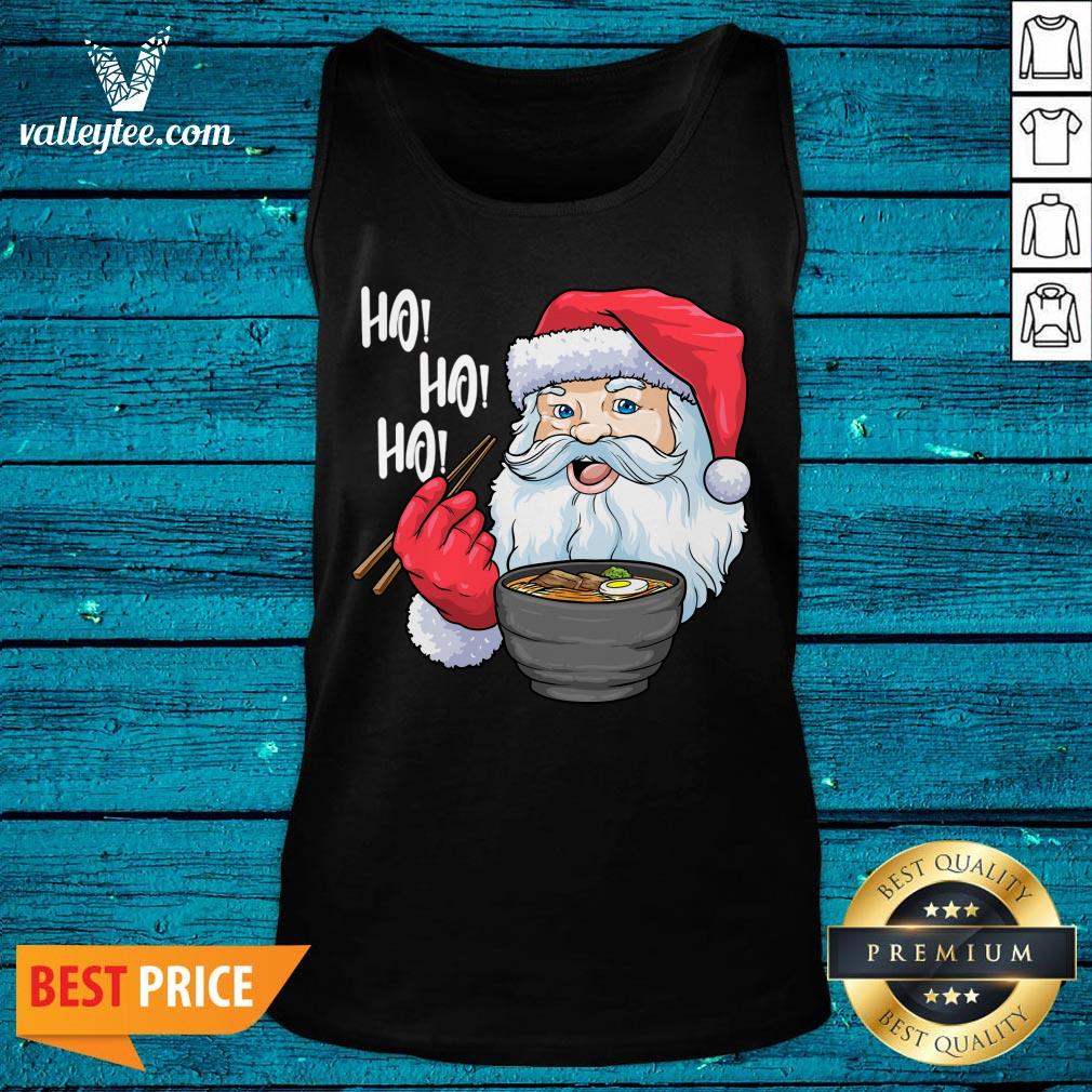 Perfect Santa Eating Noodle Hohoho Christmas Shirt - Image 5